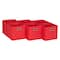 6 Pack Household Essentials 11" Fabric Storage Bins